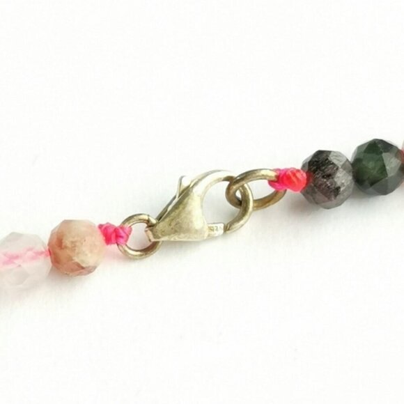 Tourmaline faceted bead  necklace NEW - Picture 4 of 6